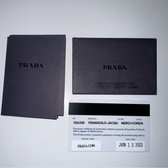 Prada Enameled Metal Triangle Mini Symbole Tote - Picture 12 of 13